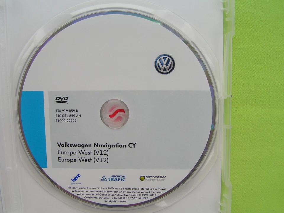 DVD NAVIGATION CY EUROPA WEST 2015 V12 VW RNS 510 810 TOUAREG T5 PASSAT TIGUAN - Bild 4 von 4