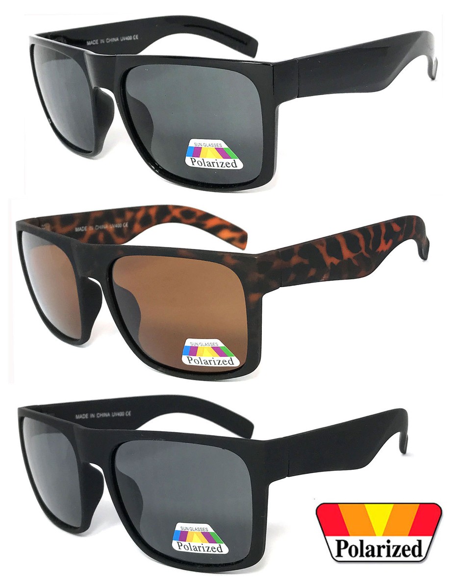 Square Polarized Sunglasses UV Protection Oversized Flat Top Fashion Driving Flat Top Polarized Sunglasses Square UV400 Outdoor Driving  main image 4
