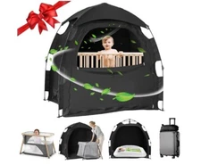 Sleep Tent for Pack N Play, Baby Sleep Tent One-Click Assembly Effective Light