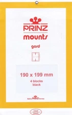 Prinz Stamp Mounts 190x199 Black For Legends of the West Civil War Comics Jazz