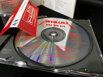 Metallica Kill 'Em All Japan OBI CD (Sony 1992) | eBay