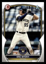 Eric Bitonti 2023 1st Bowman Draft ROOKIE RC CARD #BD-134 Milwaukee Brewers