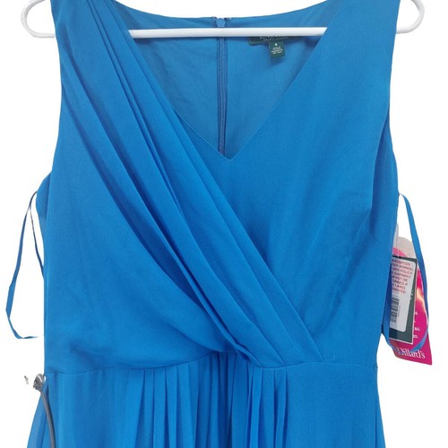 V Neck Evening Maxi Dress Size 