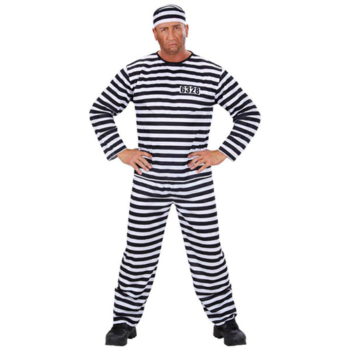 CARCERATO DETENUTO COSTUME CARNEVALE UOMO | eBay