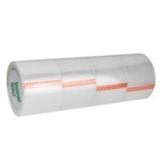 72 Rolls 3" x 110yds Shipping Depot Carton Sealing Clear Packing Tape 1.6mil