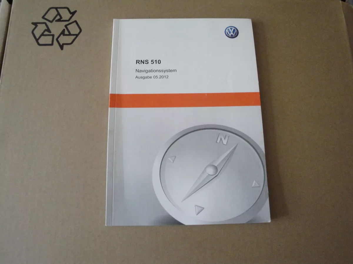 VW Rns 510 GPS Manual German Ee | EBay