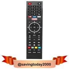 New Remote fit for Element TV ELST5016S ELST4316S E2SW5018 E2SW3918 E4SW5518