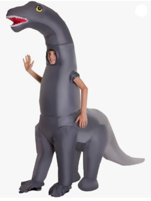 Morph Inflatable Diplodocus Costume BROKEN FAN One Size Children's Costume