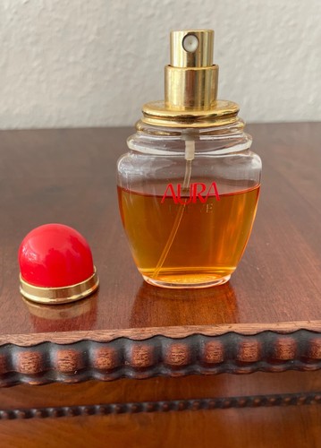 Glas-Flakon 'Aura von Loewe' vintage Spanien, 30 ml Made in Spain, 2x gesprüht - Bild 8 von 8