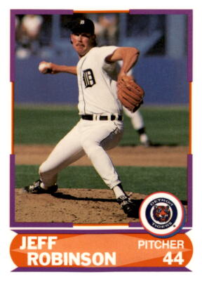 1989 SCORE YOUNG SUPERSTARS #8 Jeff Robinson Tigers