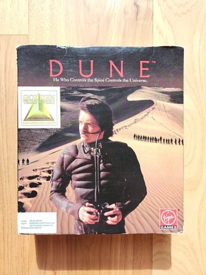 Dune (1992, IBM, Virgin Games, 5.25'') PC Big Box Computer Game Complete