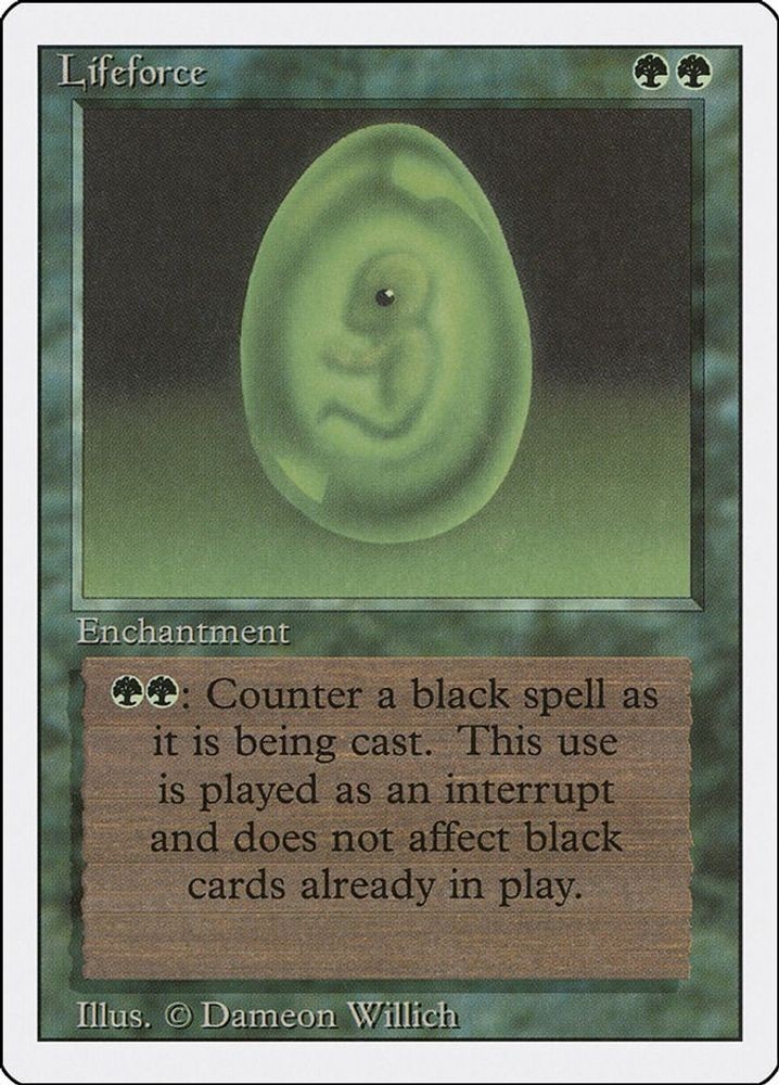 1994 Magic: The Gathering: Revised Edition Lifeforce (#207, Uncommon, Near Mint)