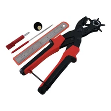 Adjustable DIY High Quality Belt Hole Puncher Opener Tool Leather Plastic Fabric