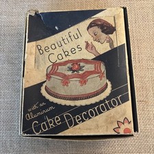 Vintage Aluminum Decorator Set For Cakes Cookies 5 Tips Made In USA Kitchen