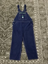 Liberty Blue Overalls Mens 42x32 Denim Carpenter Bib Work Farmer
