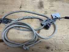 Talje / Flaschenzug / Baumniederholer / Großschot / Boot  / Jolle /  Niederholer