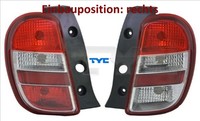 TYC 11-12377-01-9 Heckleuchte Rechts RüCklicht Hecklicht RüCkleuchte