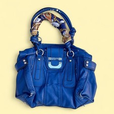Vintage guess blue handbag