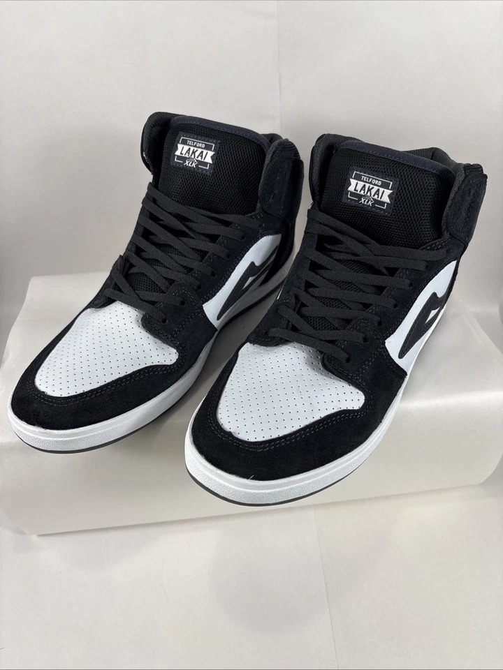 Zapatos Lakai Telford - Gamuza Blanco Y Negro NUEVO sin caja talla 12 hombre’s Foto 3 de 4