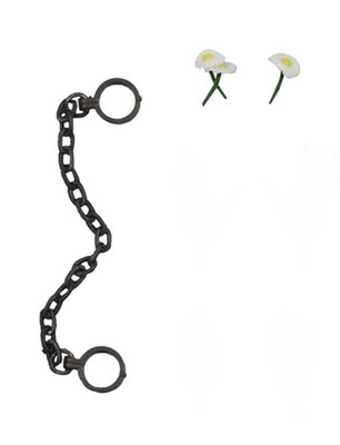 NECA Ultimate Frankenstein Hand Cuff Shackles + Daisies Universal Monsters LOOSE