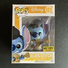 Elvis Stitch Hot Topic Exclusive Funko Pop #127 - Disney - w/ Protector