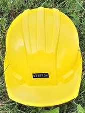 Vintage ED BULLARD 5000 Yellow HARD HAT 1985 With Suspension Liner - VGC