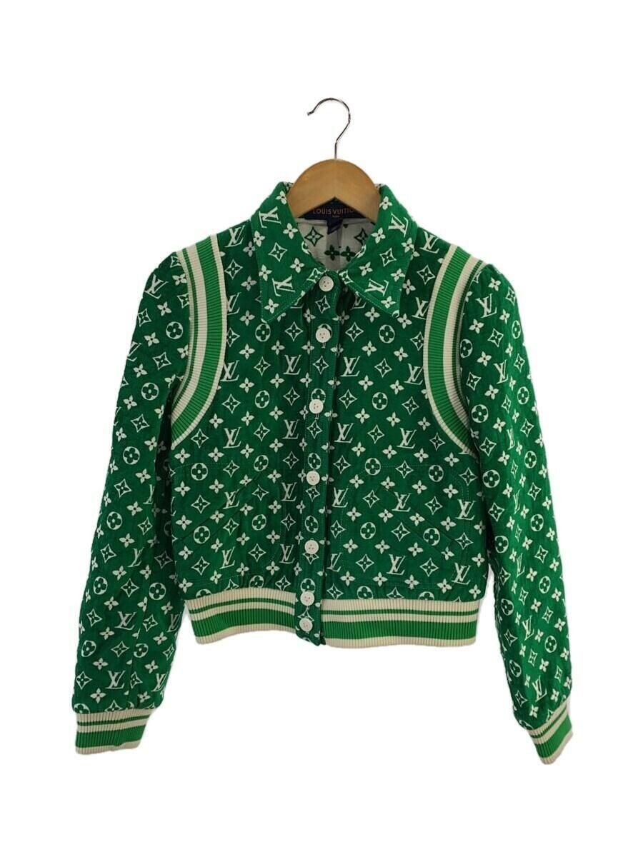 2022 Pre-Fall Collection Green Rayon Bomber Jacket 38 by LOUIS