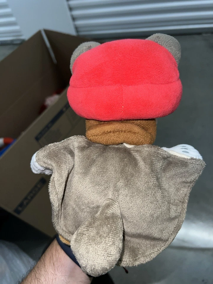 "Muñeco de peluche ardilla voladora Super Mario Bros U Mario 2013 14"" hallazgo raro" Foto 4 de 4