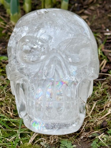 Kristallschädel aus Bergkristall, 1519 g