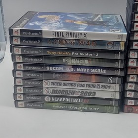 PlayStation 2 Video Game Lot Of 41 Final Fantasy Sonic Many Complete Untested