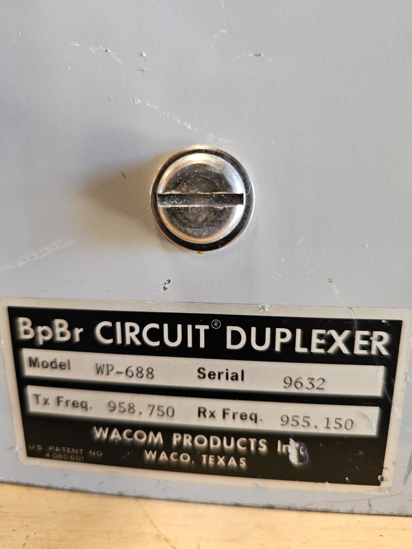 WACOM Products  -  BpBr Circuit Duplexer - Model WP-688