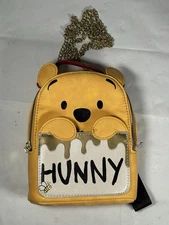 Bioworld Winnie the Pooh Cartoon Character Honey Pot Wristlet Bag