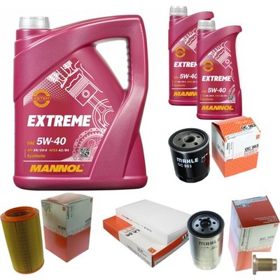 MAHLE Inspektionspaket 7L MANNOL 5W-40 Extreme für Alfa Romeo 156 Sportwagon