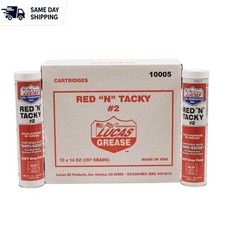 Stens Red N Tacky Grease 10-Pack - 14oz Tubes for Ultimate Corrosion Protection