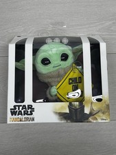 CHILD ON BOARD Star Wars The Mandalorian Grogu Baby Yoda Plush Hanging Sign