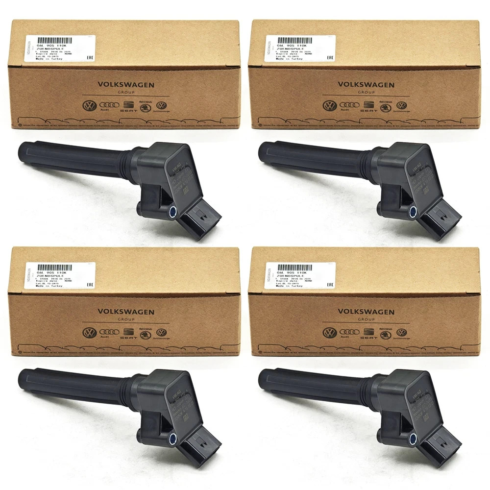4PCS GENUINE Ignition Coil 06L-905-110-K, 06L905110 for 15-24 Audi A5 Volkswagen