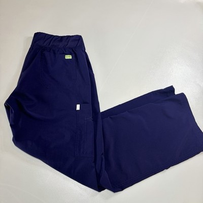 Med Couture Activate Scrub Pants Womens Medium Plum Stretch Medical Uniform