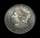 1878-S Morgan Silver Dollar AU++ 90% Silver Coin Gorgeous Mint Luster