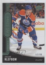 2014-15 Upper Deck Overtime Rookies Emerald 51/99 Oscar Klefbom #60 av1