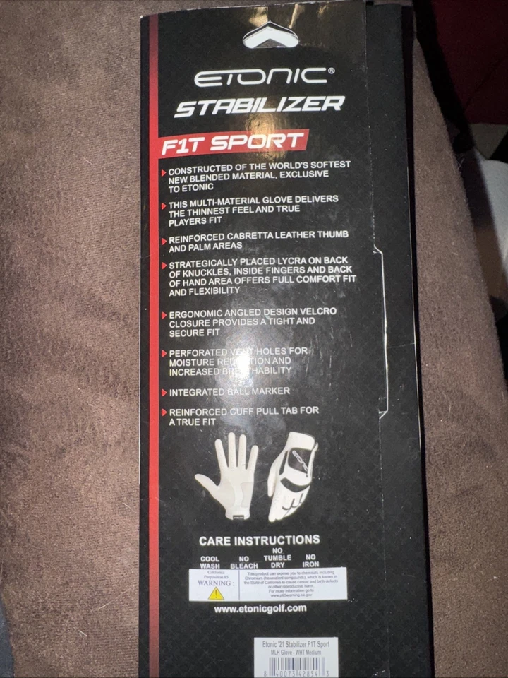 Guante de golf para mano izquierda nuevo. Talla M Foto 2 de 4