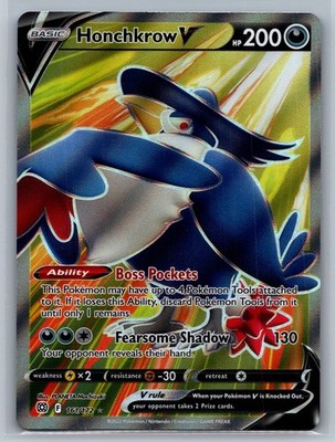 SWSH09: Brilliant Stars - Honchkrow V (Full Art) - #161/172
