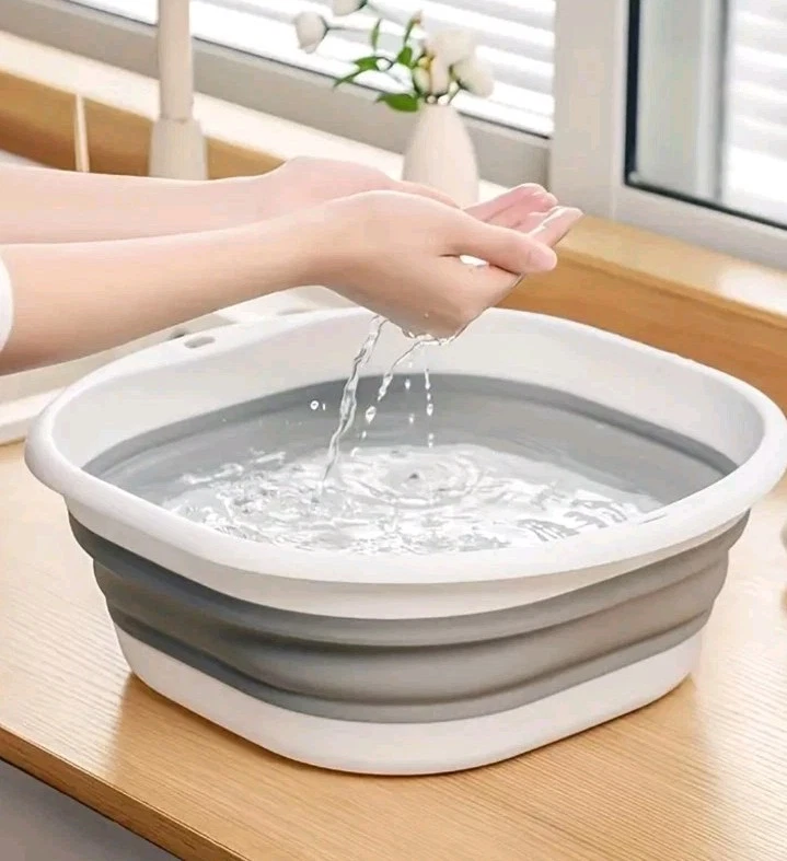 Spülschüssel Waschbecken Faltschüssel faltbar Camping🏕️ Schüssel Waschschüssel✅ - Bild 2 von 4