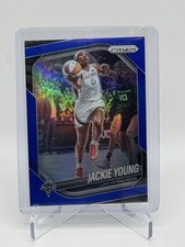 2025 Panini Prizm WNBA #23 Jackie Young Blue Prizm /199