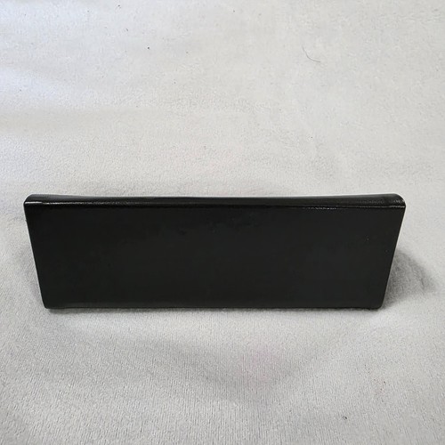 Bulova Sunglasses Hard Case Black Leather Triangular Tri Fold 7" Eyeglass - Picture 3 of 8
