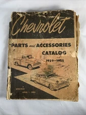 Vintage Chevrolet Parts and Accessories Catalog 1929-1955