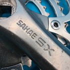 Sakae SX Triple  Square Taper Crankset 170mm 28/38/48t 110/74 BCD 5 Bolt  g6 — photo 2