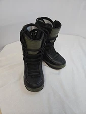 Women’s Thirty Two Exus WS Snowboard Boots Size US 6 Black Green