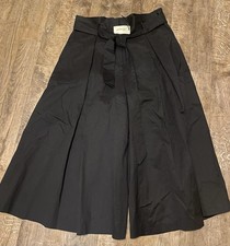 New Somerset by Alice Temperley Tie Waist pockets Culottes Black Size 16 RRP £99