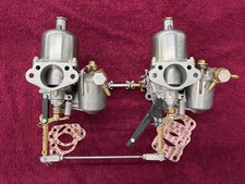 Triumph Tr3 Su H6 Early Auc784 Carburetor Pair Fully Restored And Original