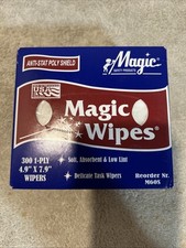 Magic Wipes Soft, Absorbent Low Lint 300 1- Ply 4.9"x7.9" Delicate Task Wipers